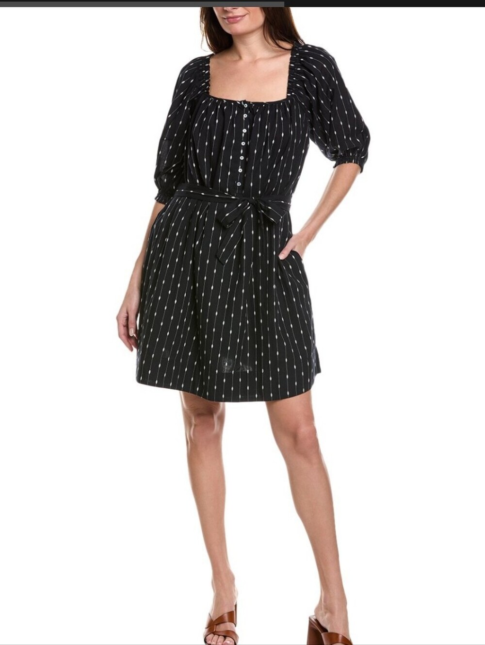 MOTHER The Run Wild Dotted Line Dress